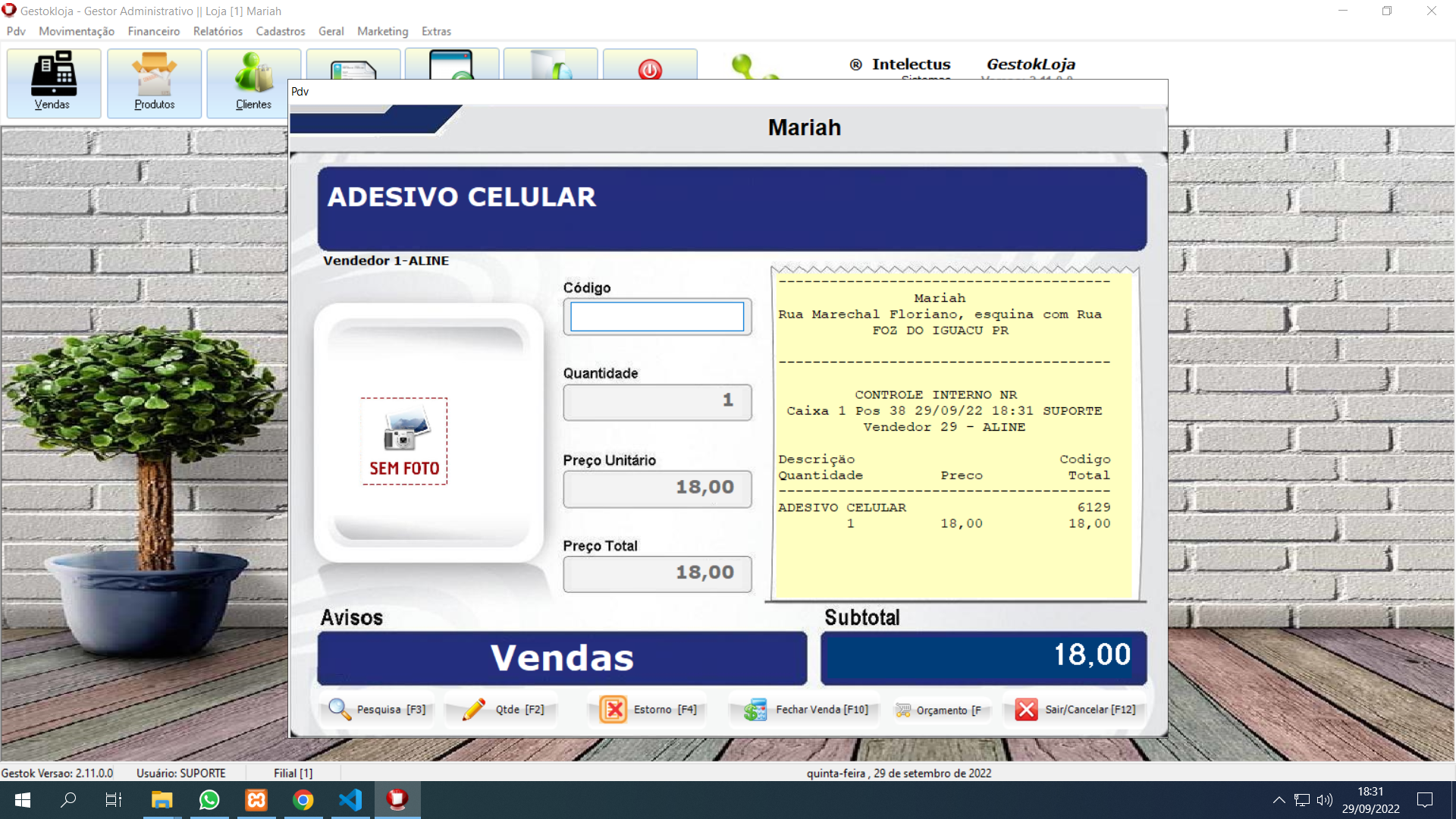 PDV Gestok Loja - Cadastro e gestão de produtos para lojas